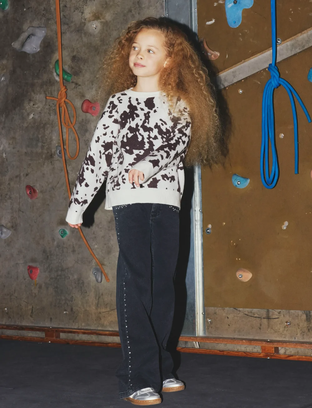 name it - NKFORKIDE LS KNIT BOX - pullover - seal brown - 3