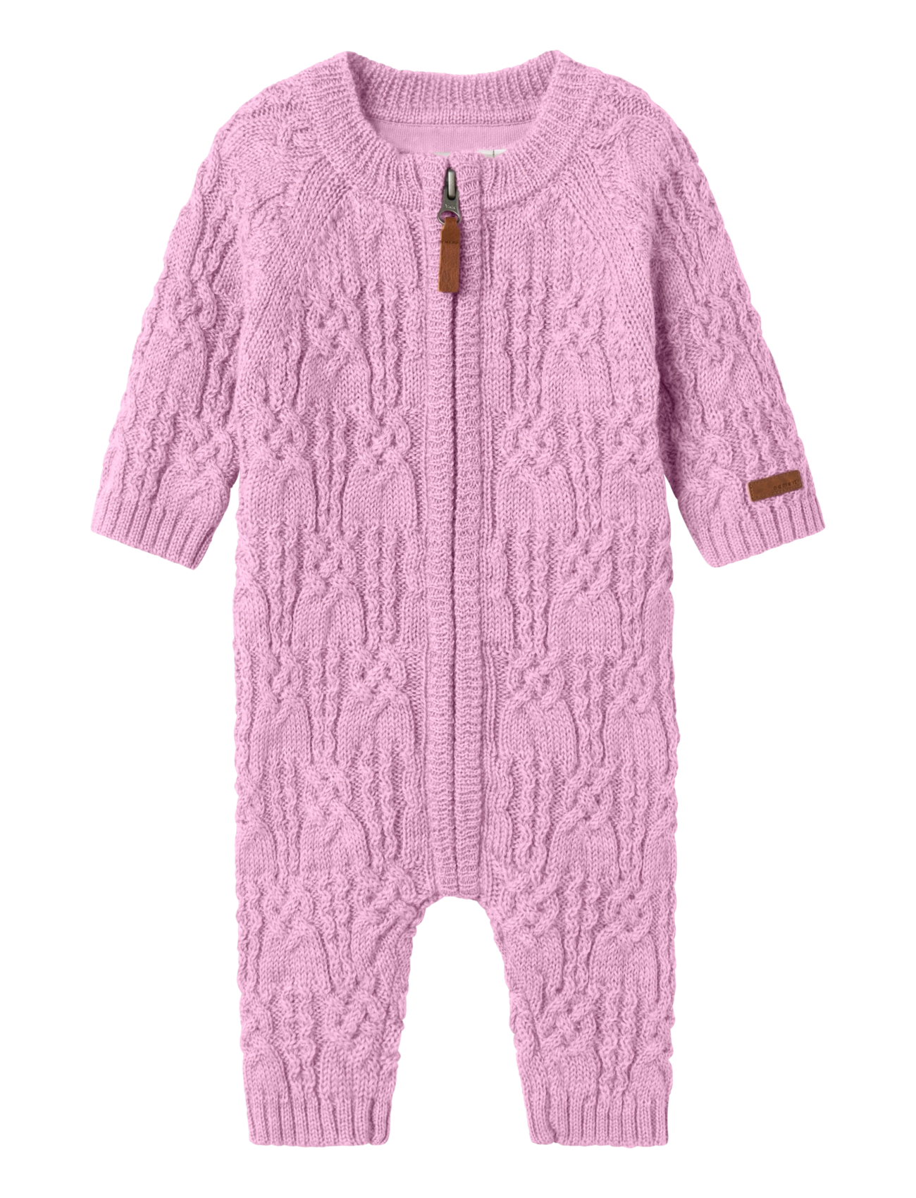 name it NBFWRILLA WOOL LS KNIT SUIT FIN - New Arrivals - FULL BLOOMING PINK / pink/rose