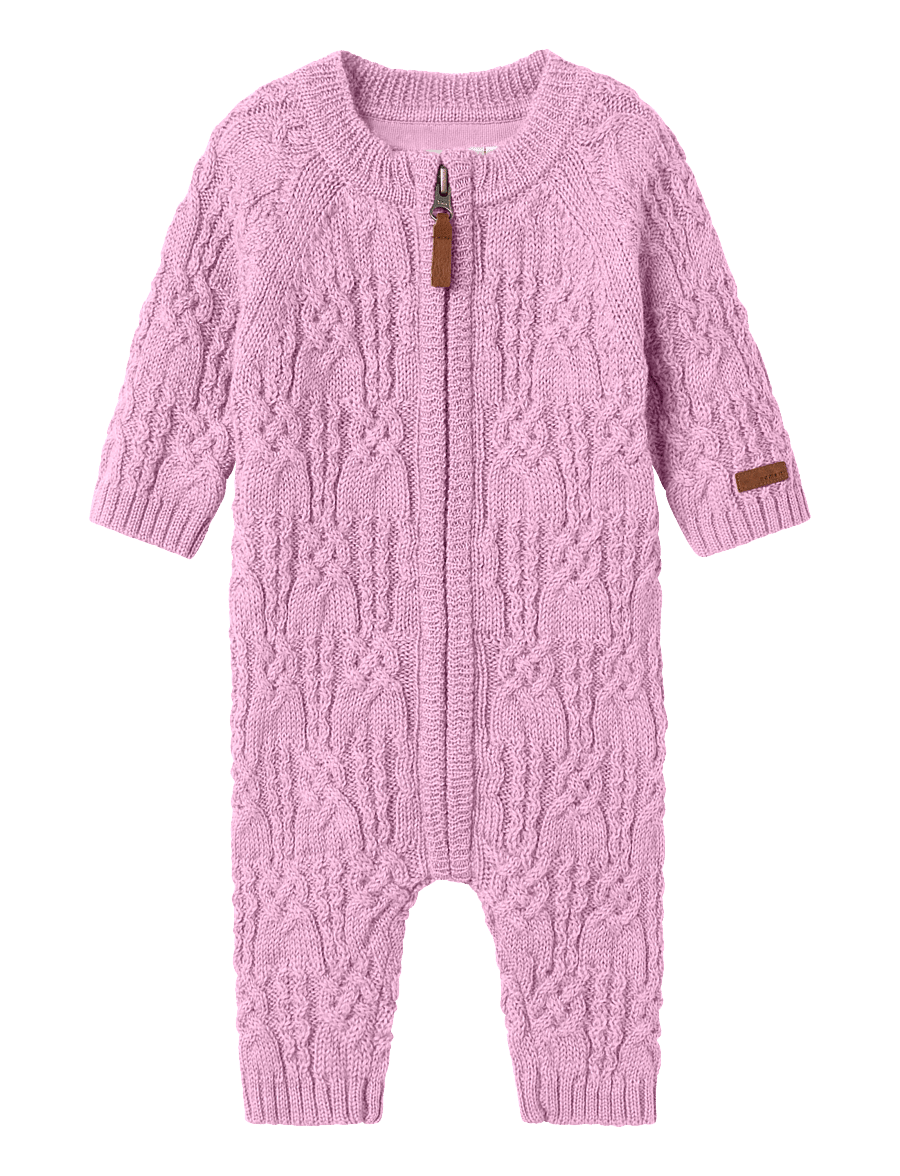name it - NBFWRILLA WOOL LS KNIT SUIT FIN - langärmelig - full blooming pink - 0