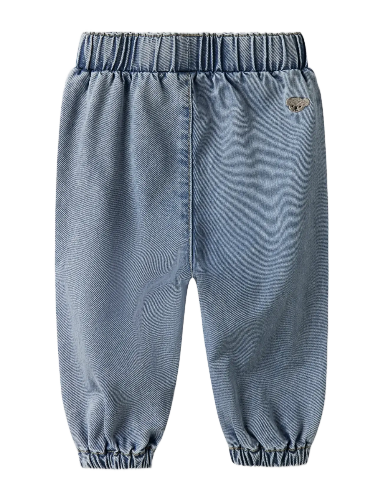 name it - NBMBEN BAGGY R EMB JEANS 4816-YB B - rúmar gallabuxur - medium blue denim - 2