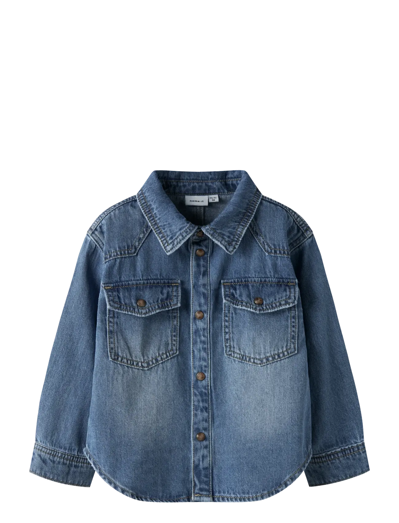 name it NMMBLUE OZ DNM LS SHIRT 6677-OZ B - 4 for 3 - MEDIUM BLUE DENIM / blue