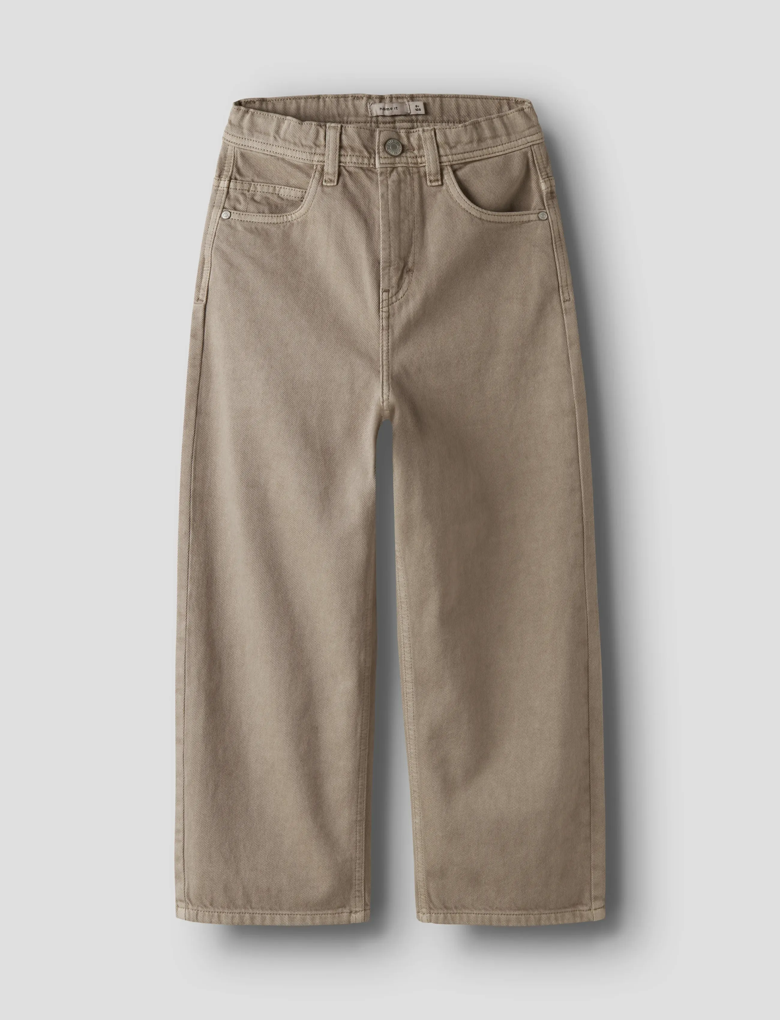 name it NKMBEN X-SKATER TWI PANT 3990-TW B - Broeken - CHINCHILLA / beige