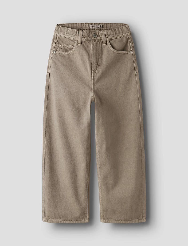 name it - NKMBEN X-SKATER TWI PANT 3990-TW B - bukser - chinchilla - 0