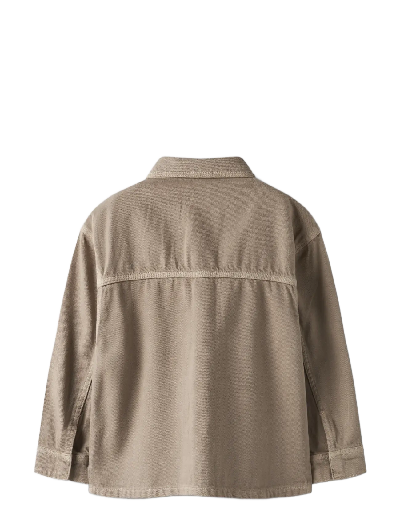 name it - NKMBOBBY OZ TWI LS SHIRT 3990-TW B - pitkähihaiset kauluspaidat - chinchilla - 2