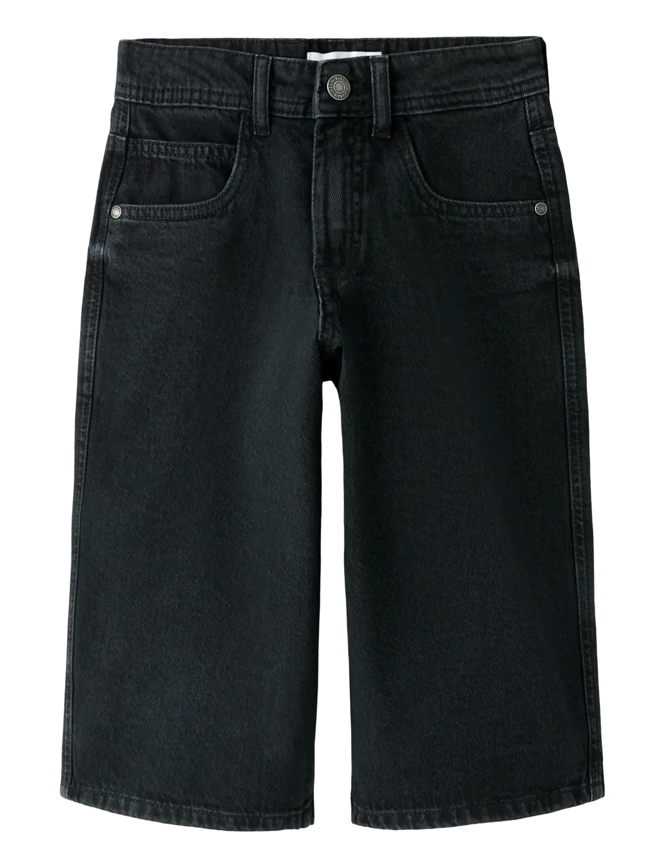 name it NKMBEN X-SKATER DNM JORTS 7850-RM LNOOS - Denimshorts - BLACK / black