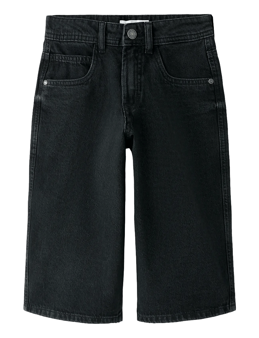 name it - NKMBEN X-SKATER DNM JORTS 7850-RM LNOOS - jeansshorts - black - 0