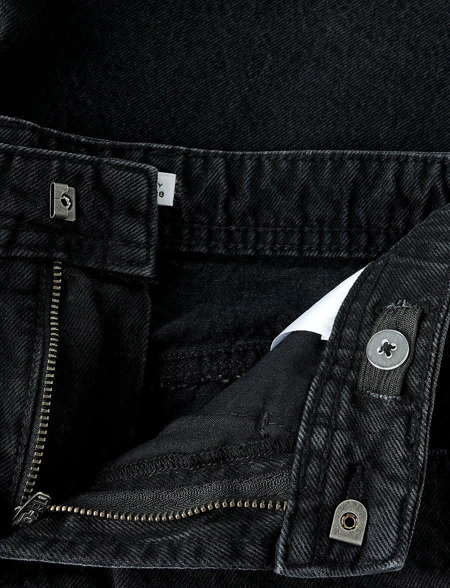 name it - NKMBEN X-SKATER DNM JORTS 7850-RM LNOOS - jeansshorts - black - 5