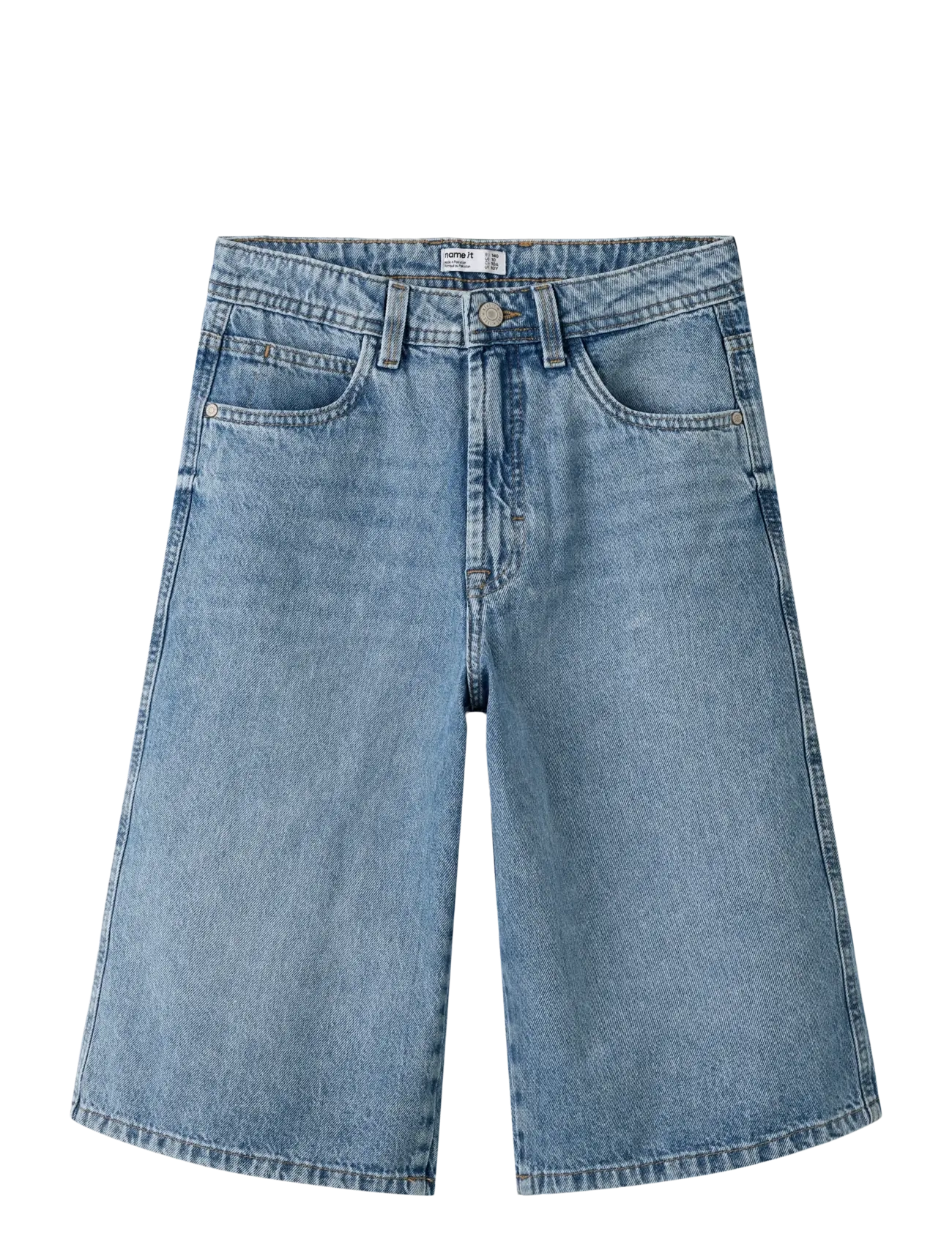 name it Nkmben X-Skater Dnm Jorts 7850-Rm Lnoos, 116, Blue, Underdele > Shorts, Børn