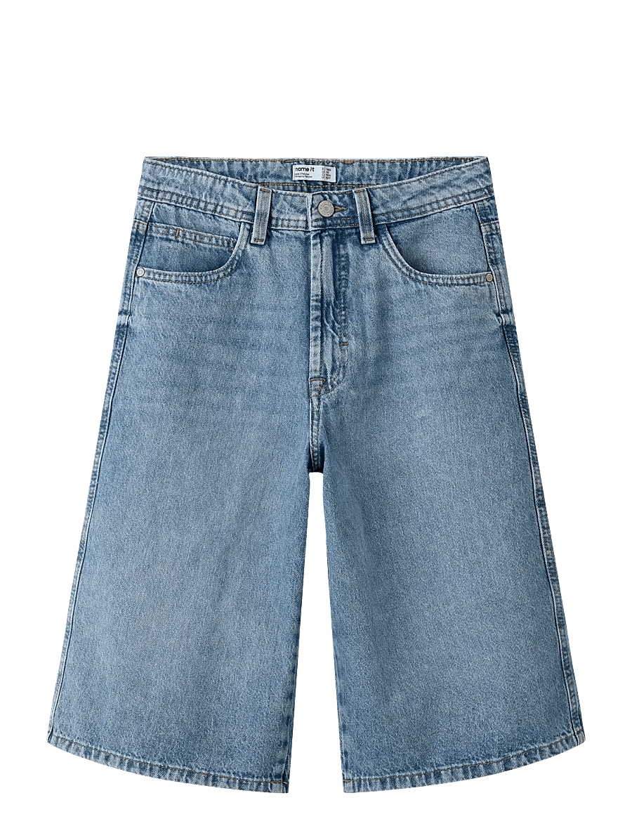 name it - NKMBEN X-SKATER DNM JORTS 7850-RM LNOOS - short en jeans - light blue denim - 0
