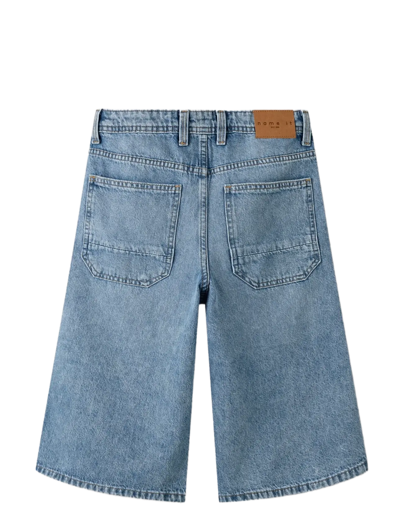 name it - NKMBEN X-SKATER DNM JORTS 7850-RM LNOOS - short en jeans - light blue denim - 1