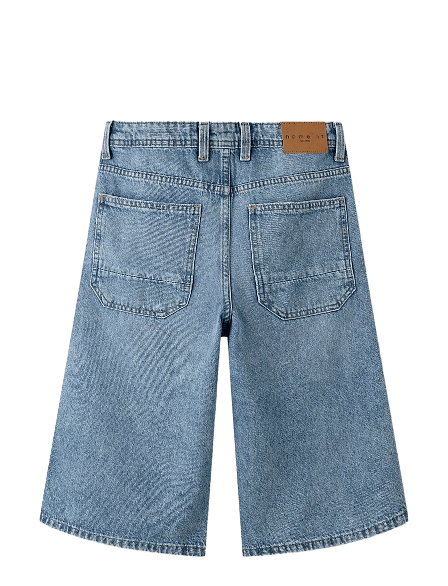 name it - NKMBEN X-SKATER DNM JORTS 7850-RM LNOOS - short en jeans - light blue denim - 1