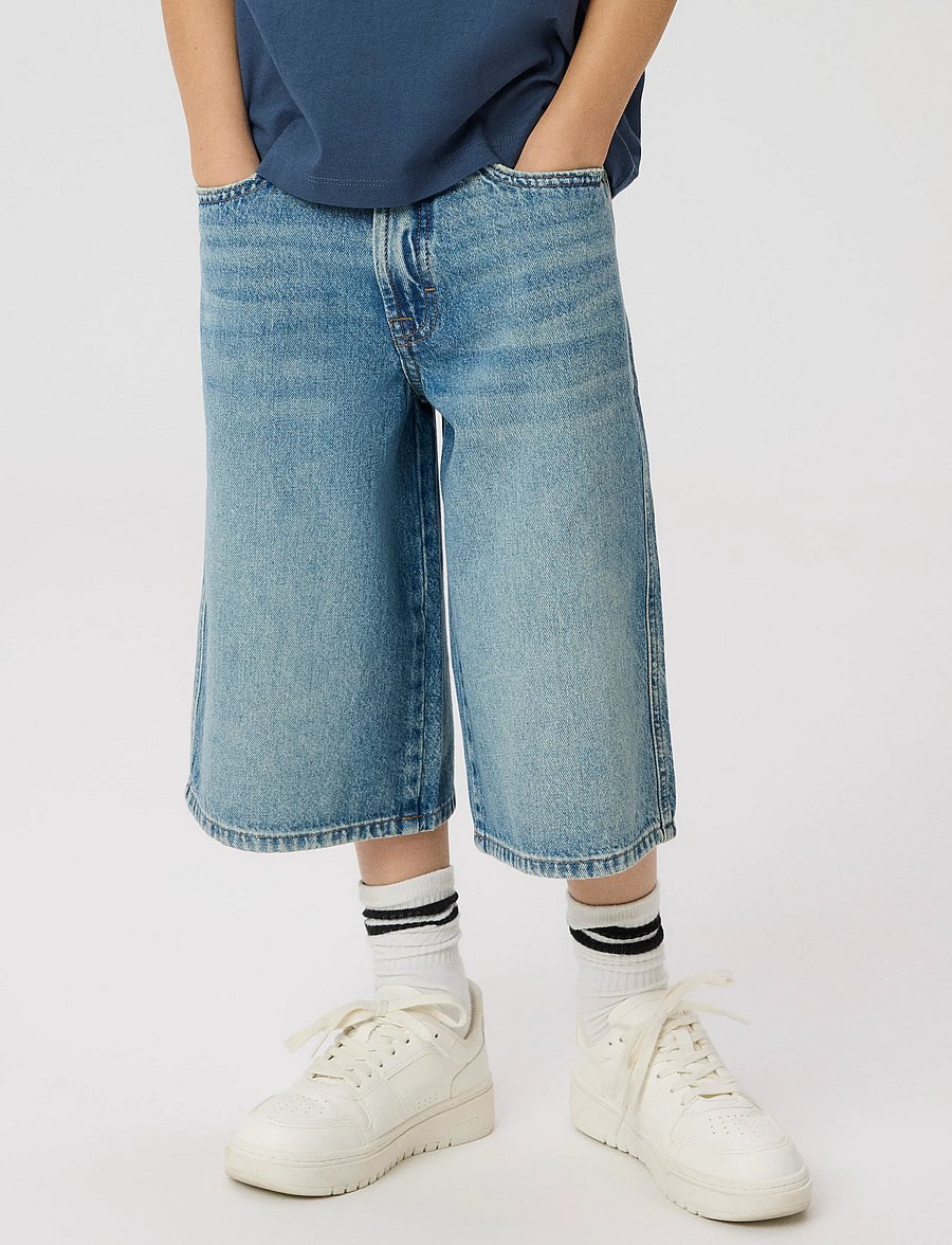 name it - NKMBEN X-SKATER DNM JORTS 7850-RM LNOOS - denimshorts - light blue denim - 3