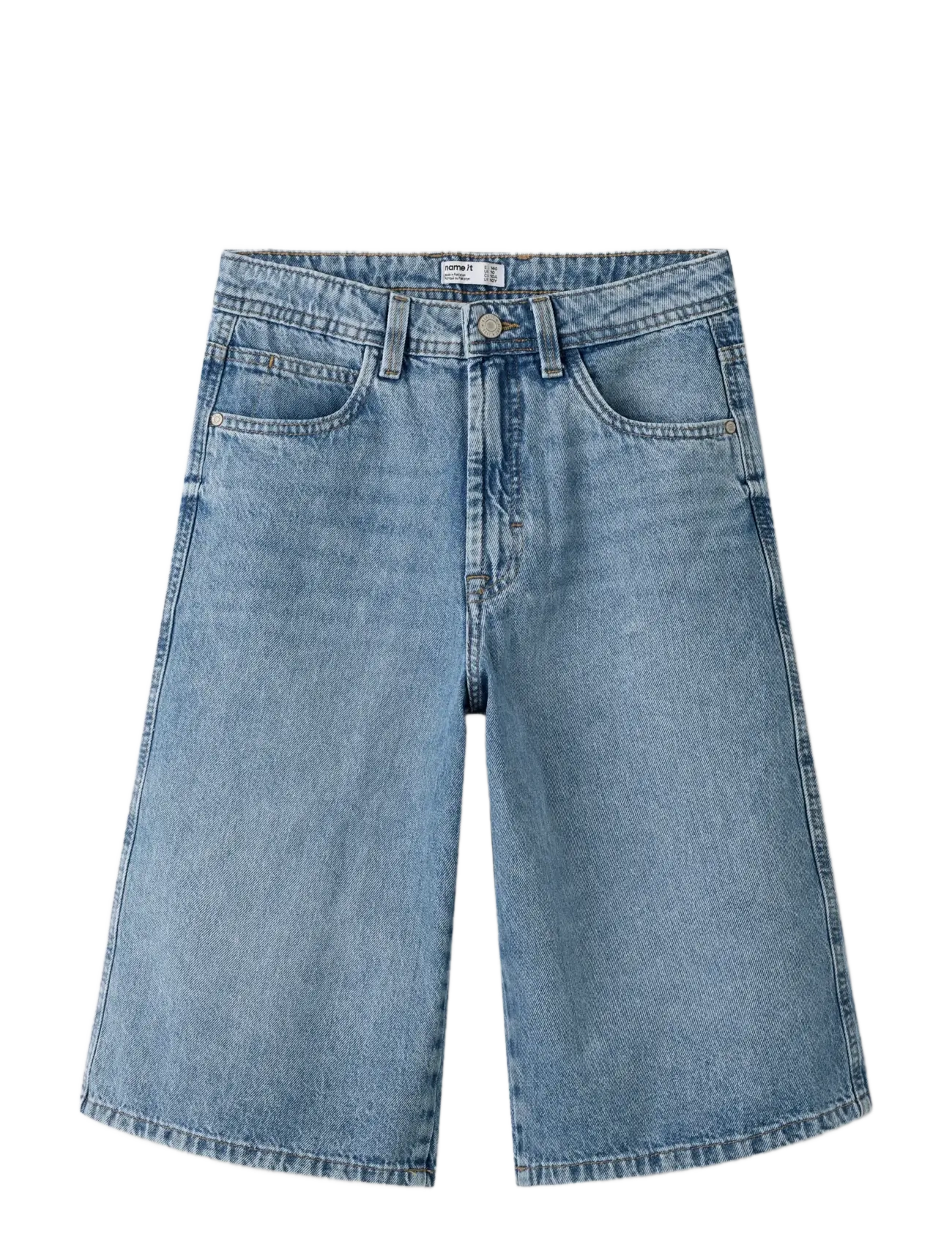 name it - NKMBEN X-SKATER DNM JORTS 7850-RM LNOOS - short en jeans - light blue denim - 2
