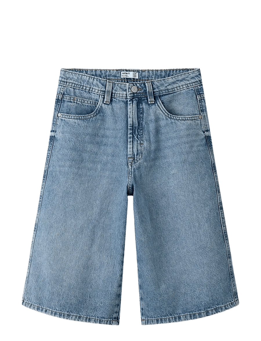 name it - NKMBEN X-SKATER DNM JORTS 7850-RM LNOOS - short en jeans - light blue denim - 2