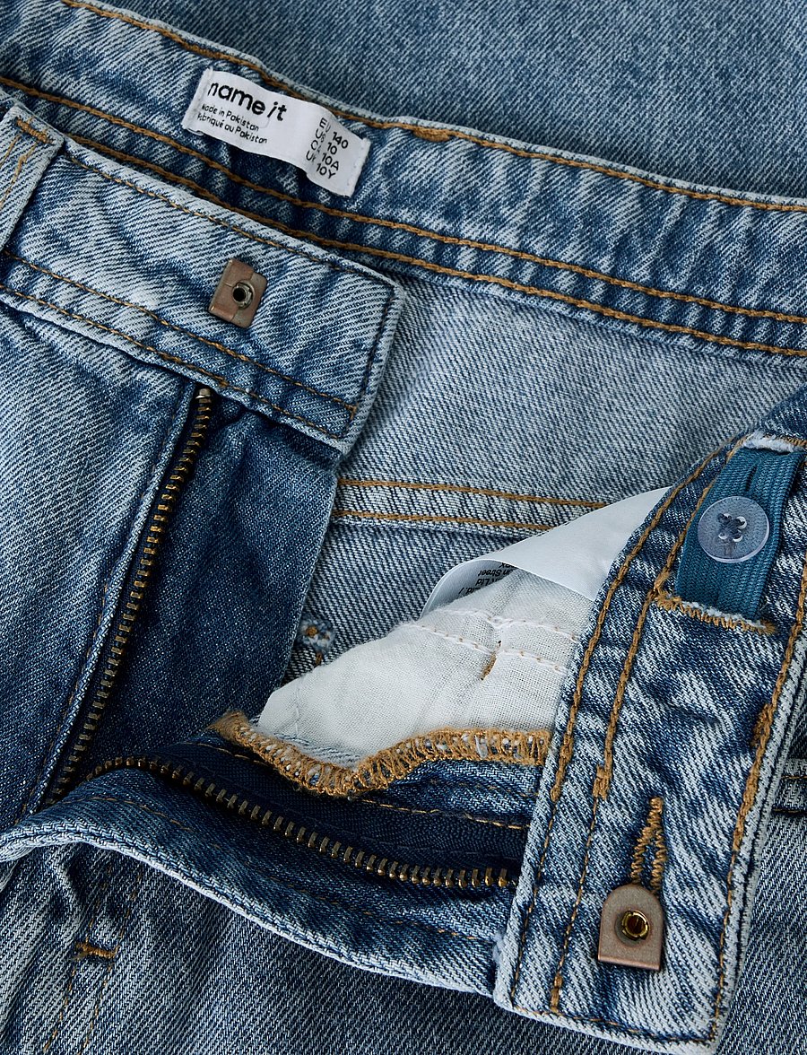 name it - NKMBEN X-SKATER DNM JORTS 7850-RM LNOOS - short en jeans - light blue denim - 3