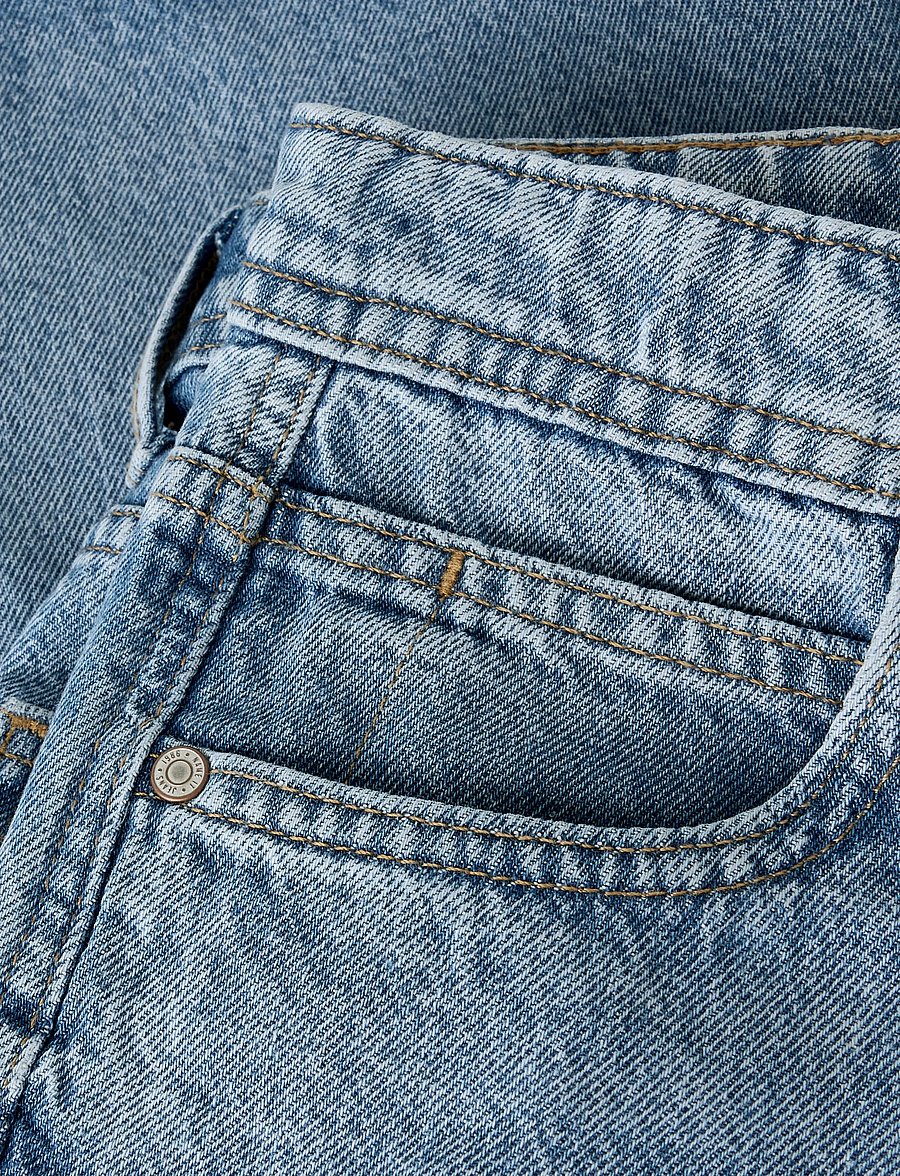 name it - NKMBEN X-SKATER DNM JORTS 7850-RM LNOOS - short en jeans - light blue denim - 4