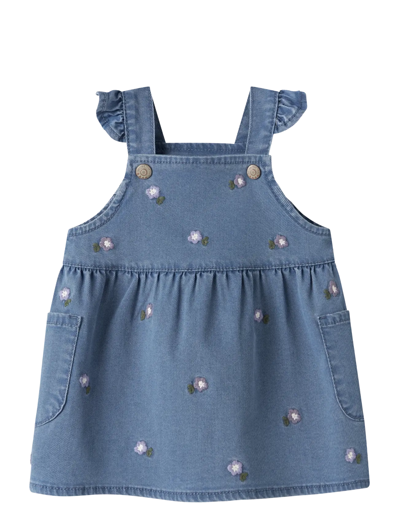 name it Nbfsage Dnm Spencer 3606-Yb, 68, Baby Dresses, Blau - Sleevless Kinder