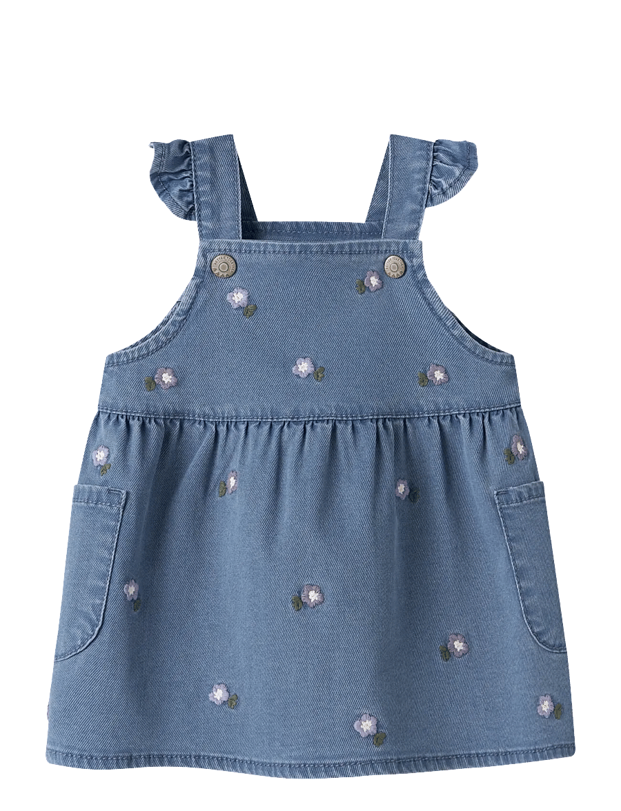 name it - NBFSAGE DNM SPENCER 3606-YB - kūdikių suknelės be rankovių - denim blue - 0