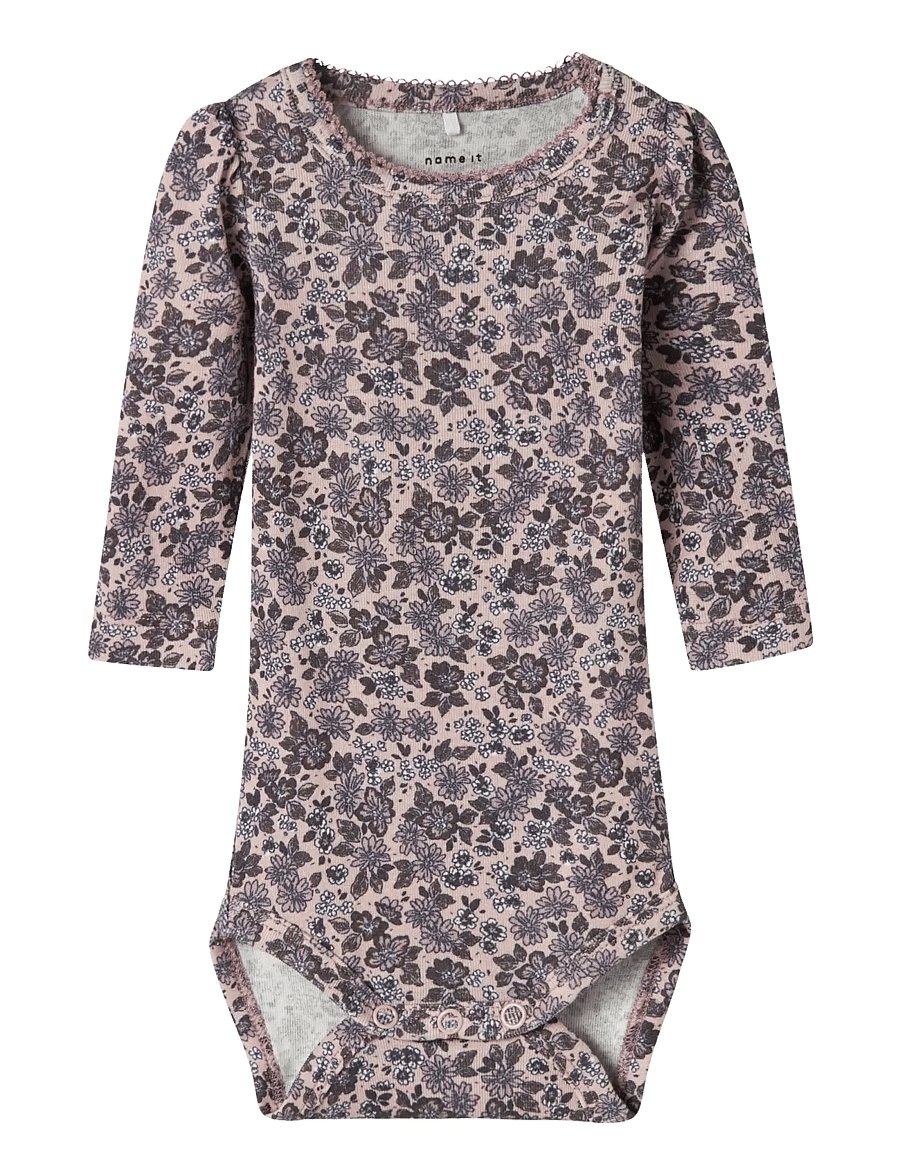 name it - NBFOALIA LS BODY - smėlinukai ilgomis rankovėmis - burnished lilac - 1