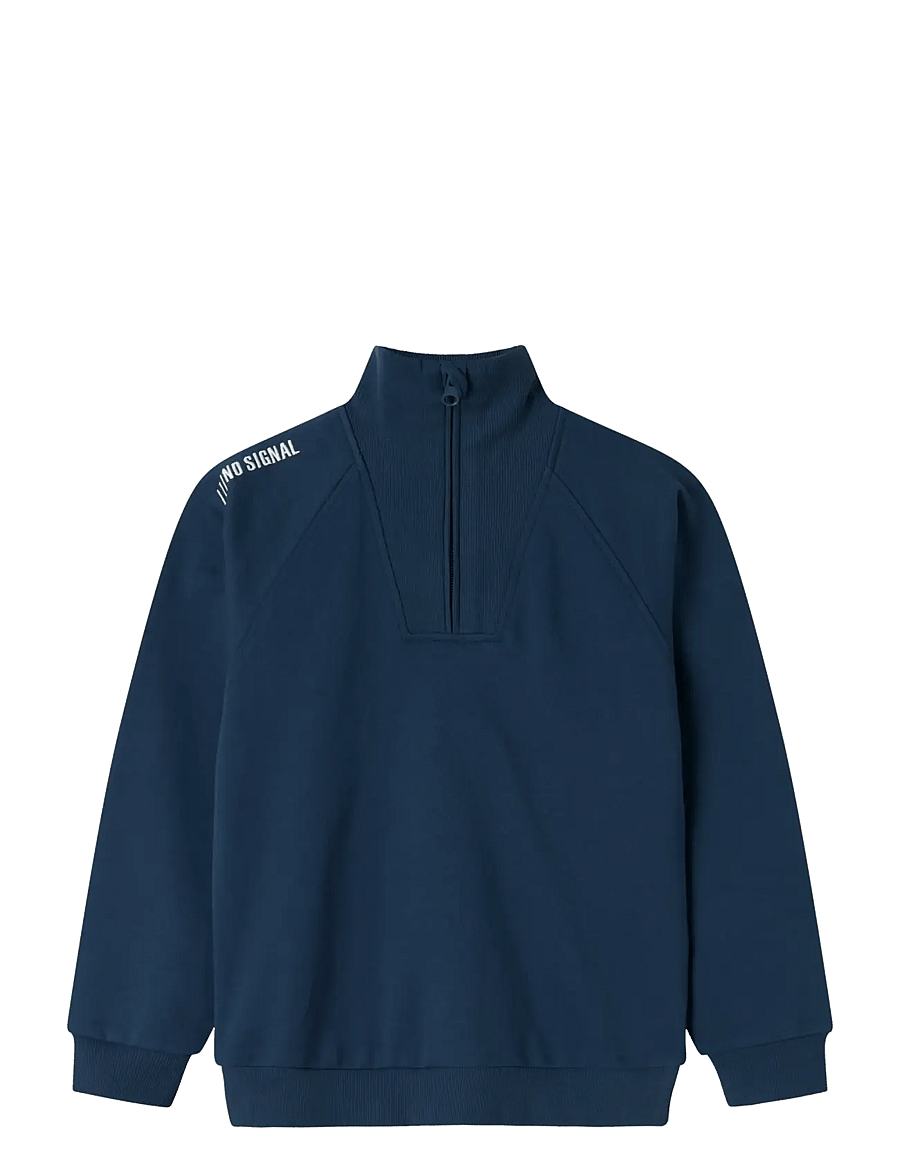 name it - NKMOBIE LS NREG SWEAT BRU - sweatshirts - insignia blue - 1