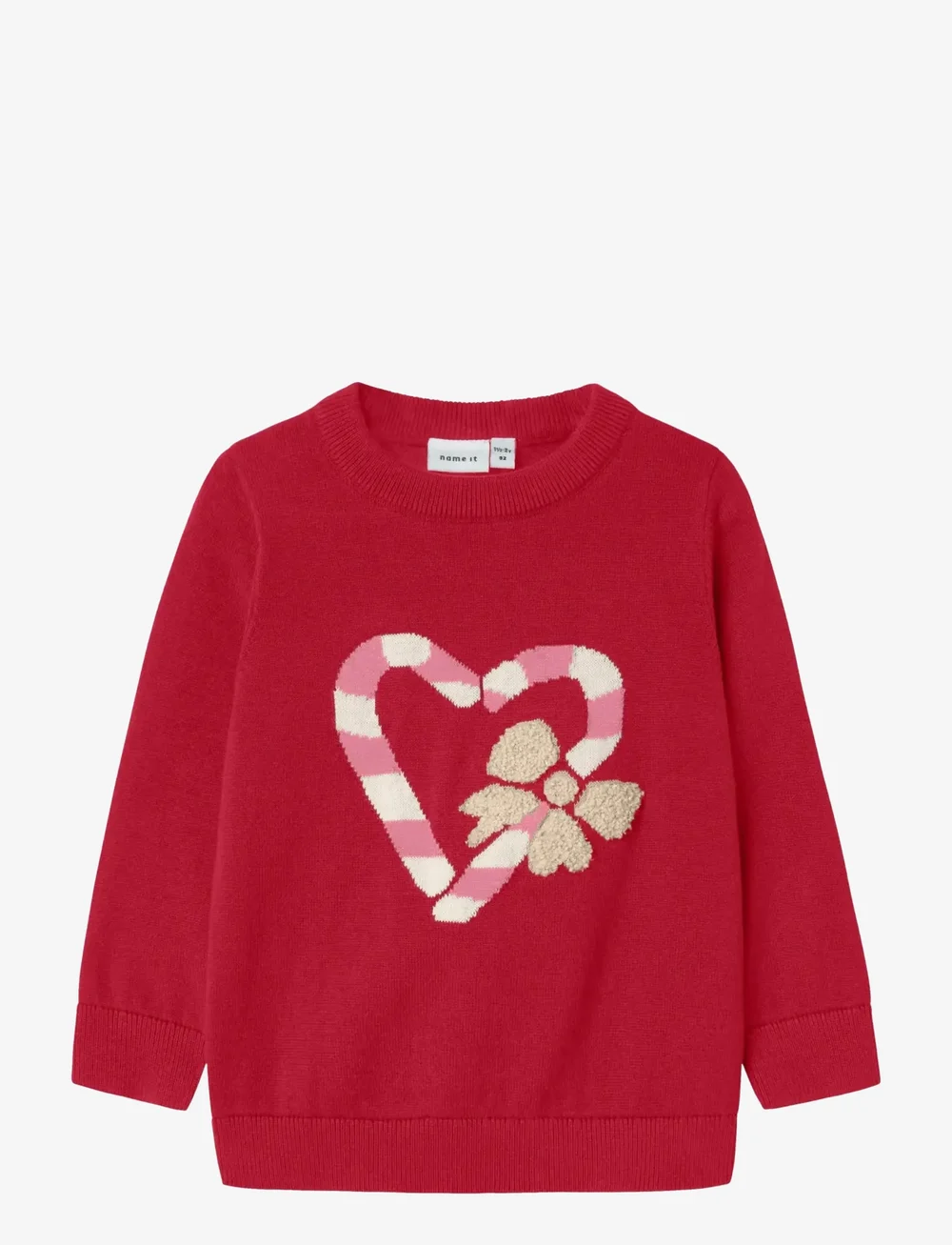 name it - NMFREAMO LS KNIT - pullover - jester red - 0