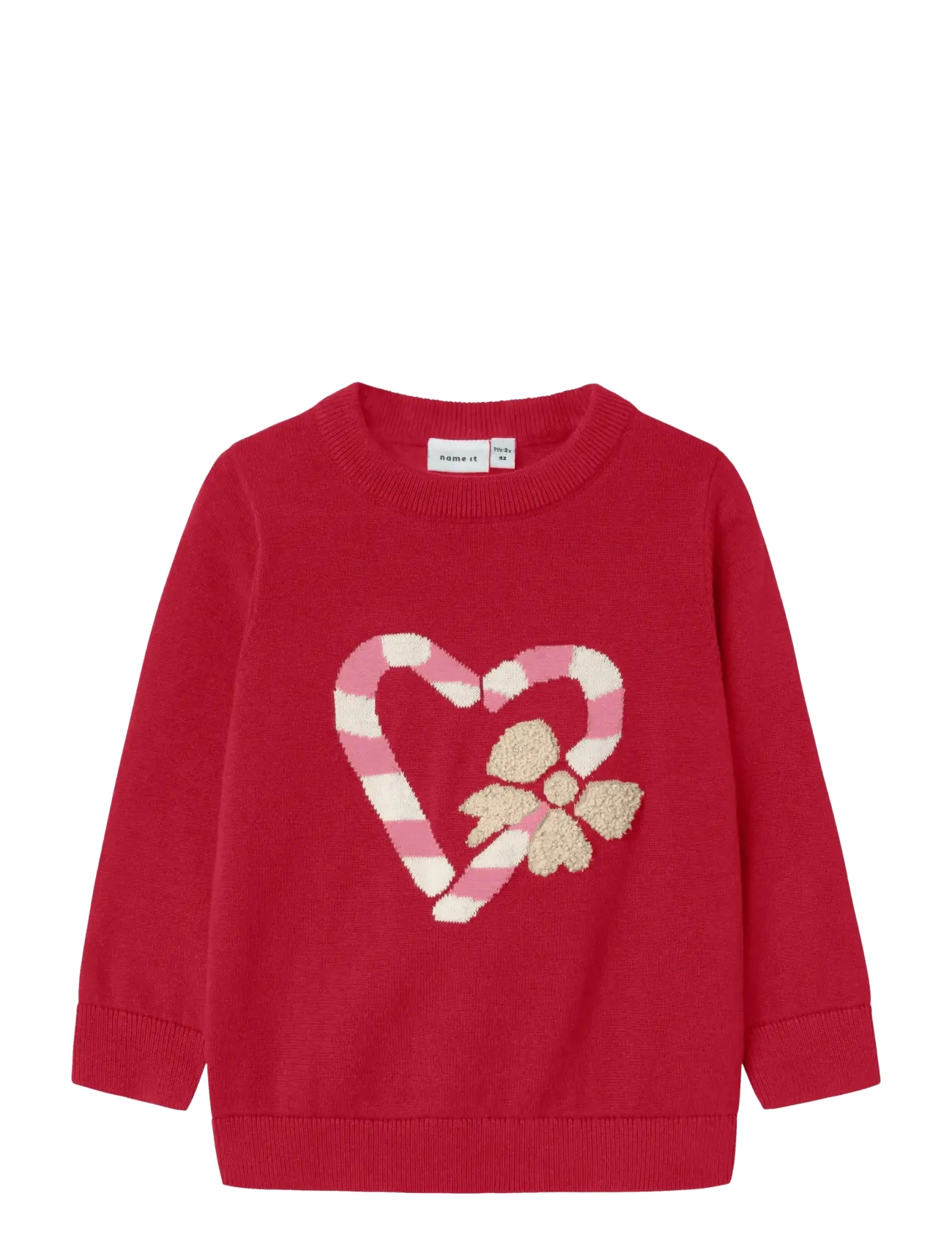 name it NMFREAMO LS KNIT - Pullover - JESTER RED / red