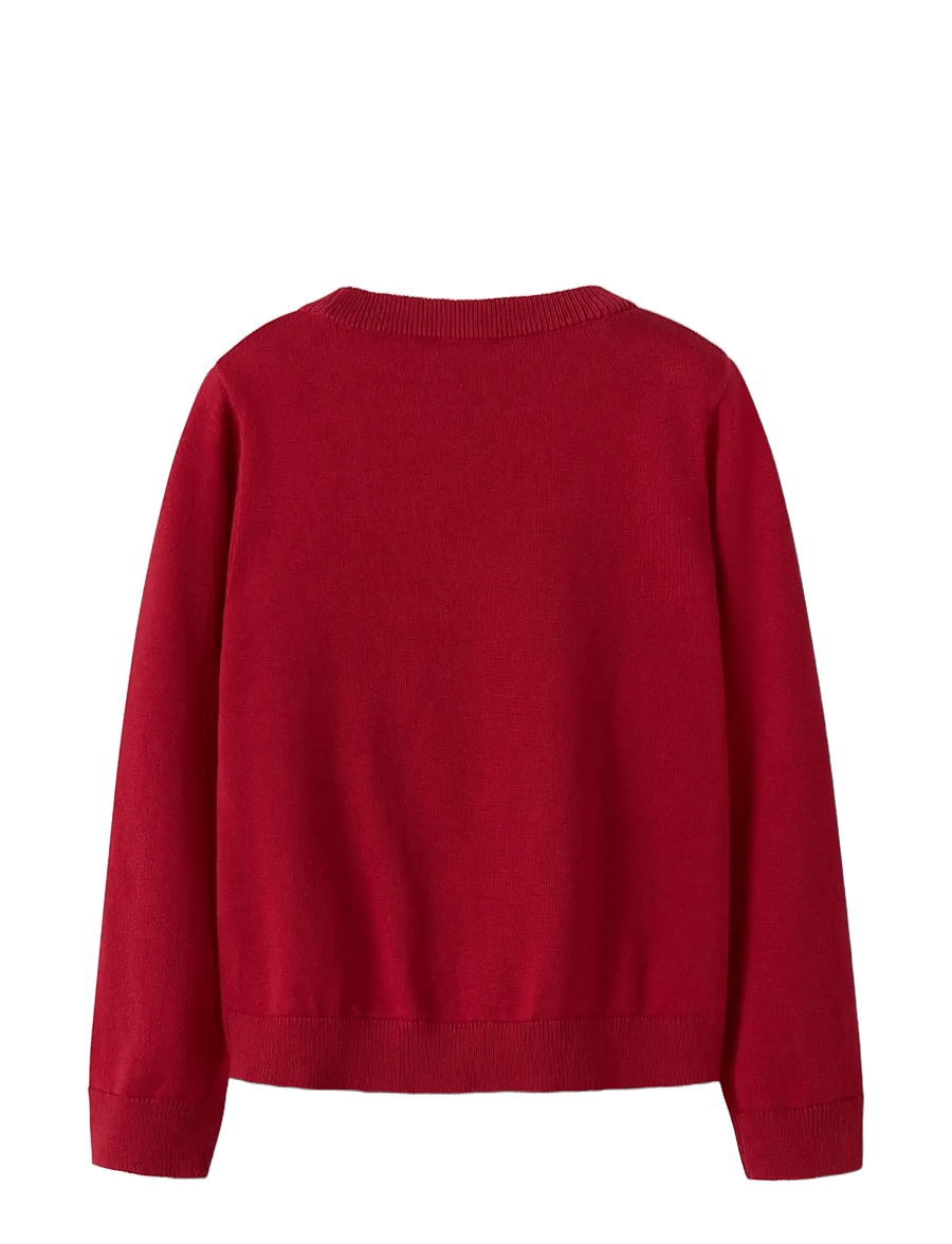 name it - NMFREAMO LS KNIT - džemprid - jester red - 2