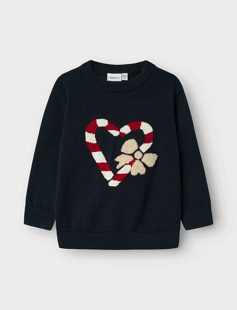 name it - NMFREAMO LS KNIT - džemprid - navy blazer - 3