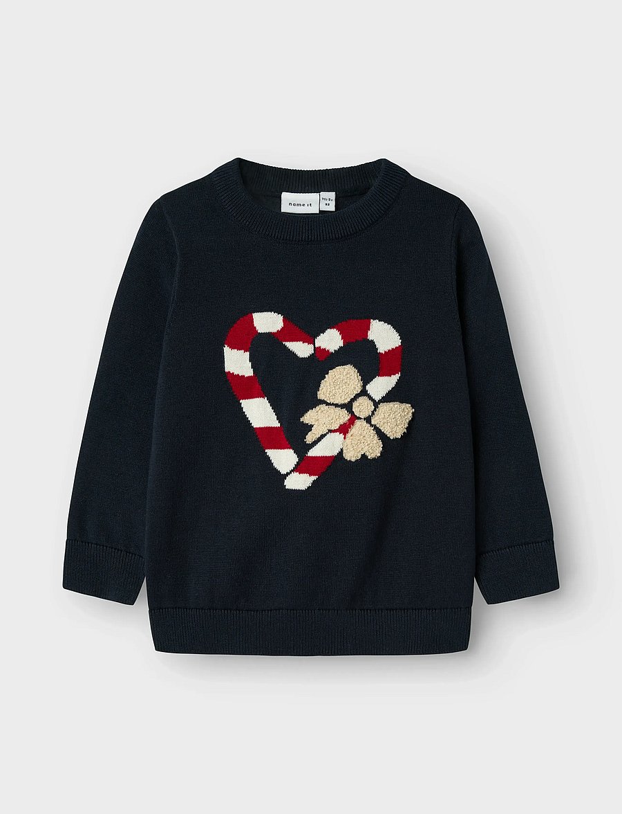 name it - NMFREAMO LS KNIT - stickade tröjor - navy blazer - 3