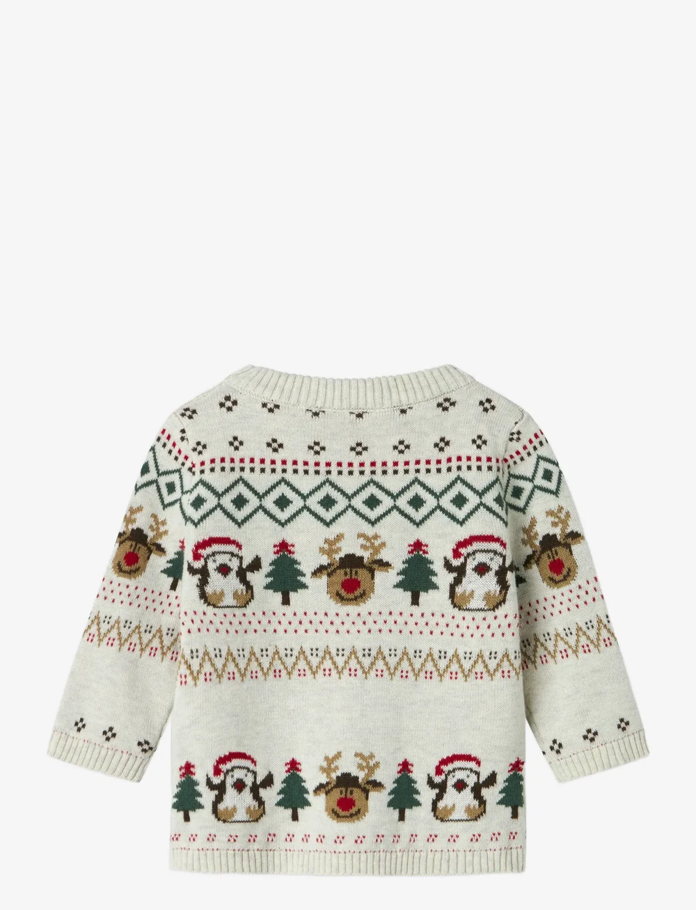 name it - NBNRALKO LS KNIT - pullover - peyote melange - 1