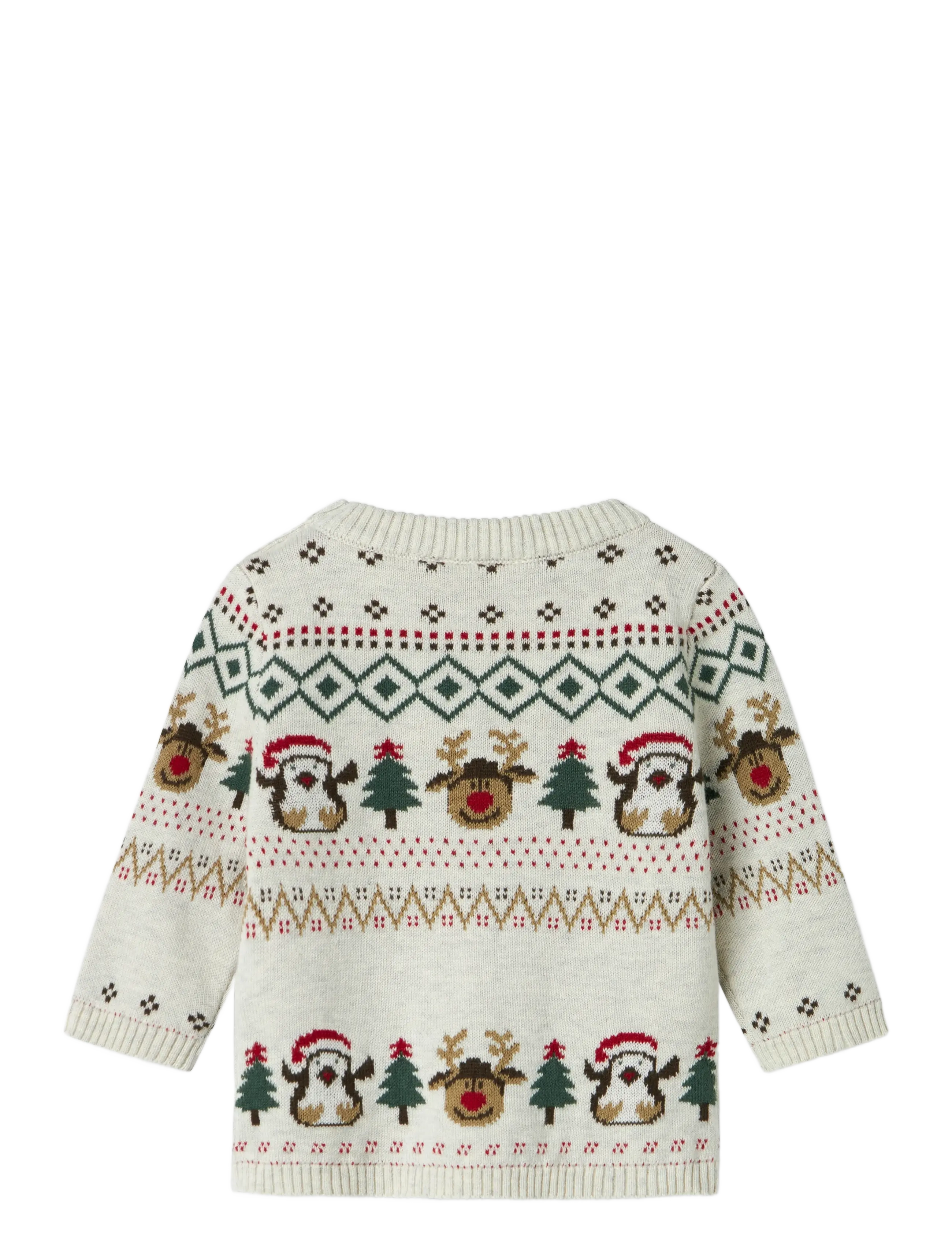 name it - NBNRALKO LS KNIT - džemperiai - peyote melange - 2