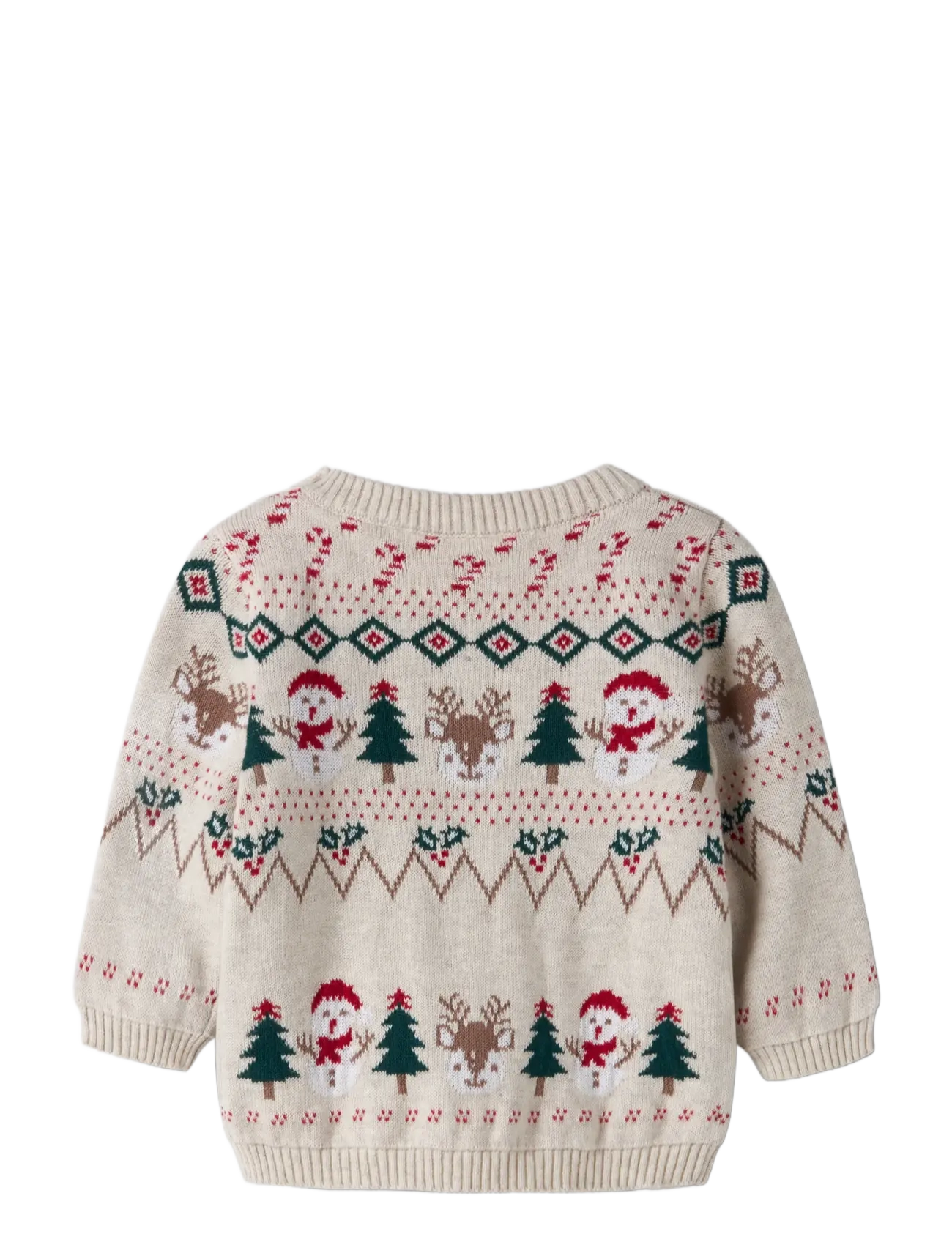 name it - NBNRALKO LS KNIT - jumpers - peyote melange - 1