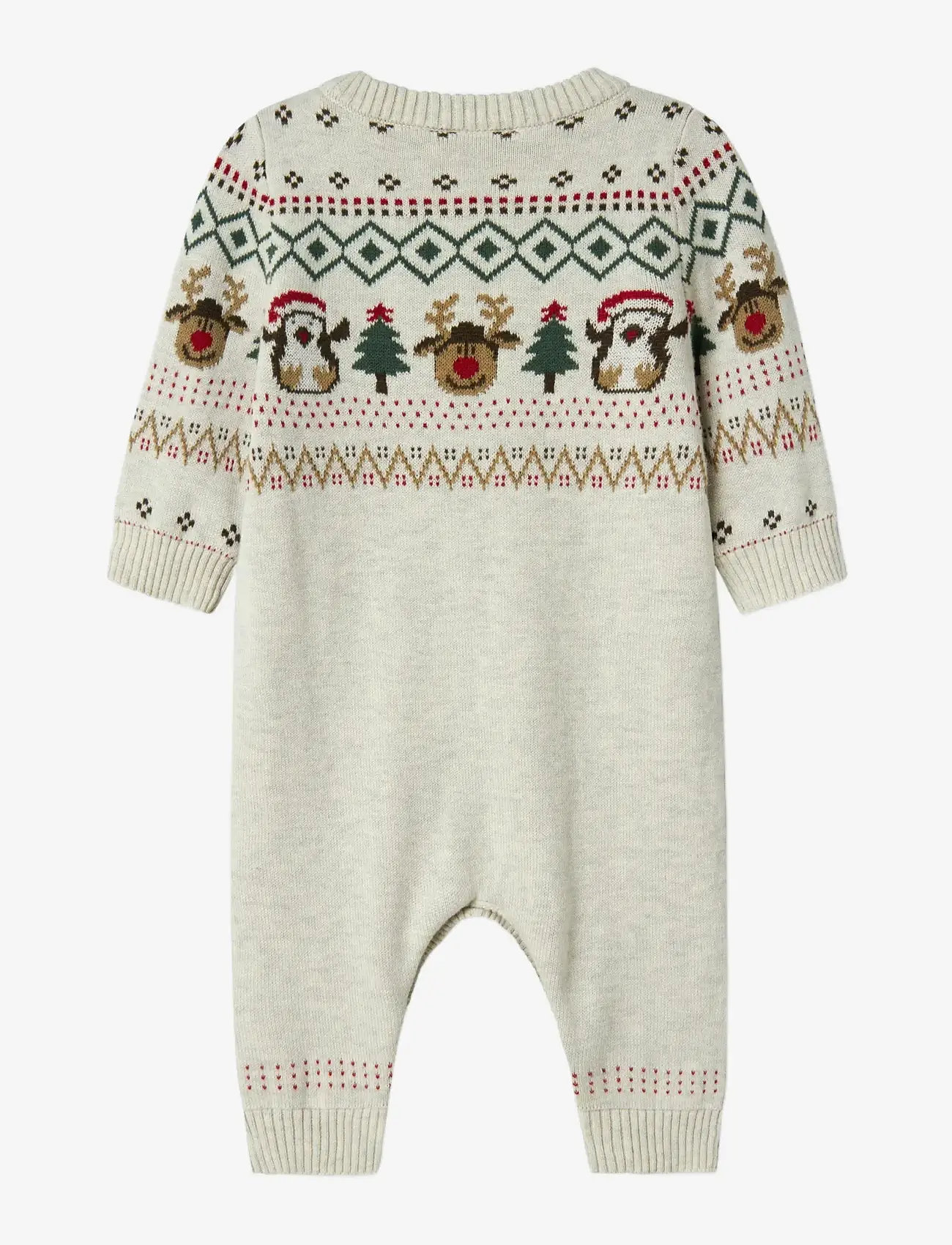 name it - NBNRALKO LS KNIT SUIT - À manches longues - peyote melange - 2