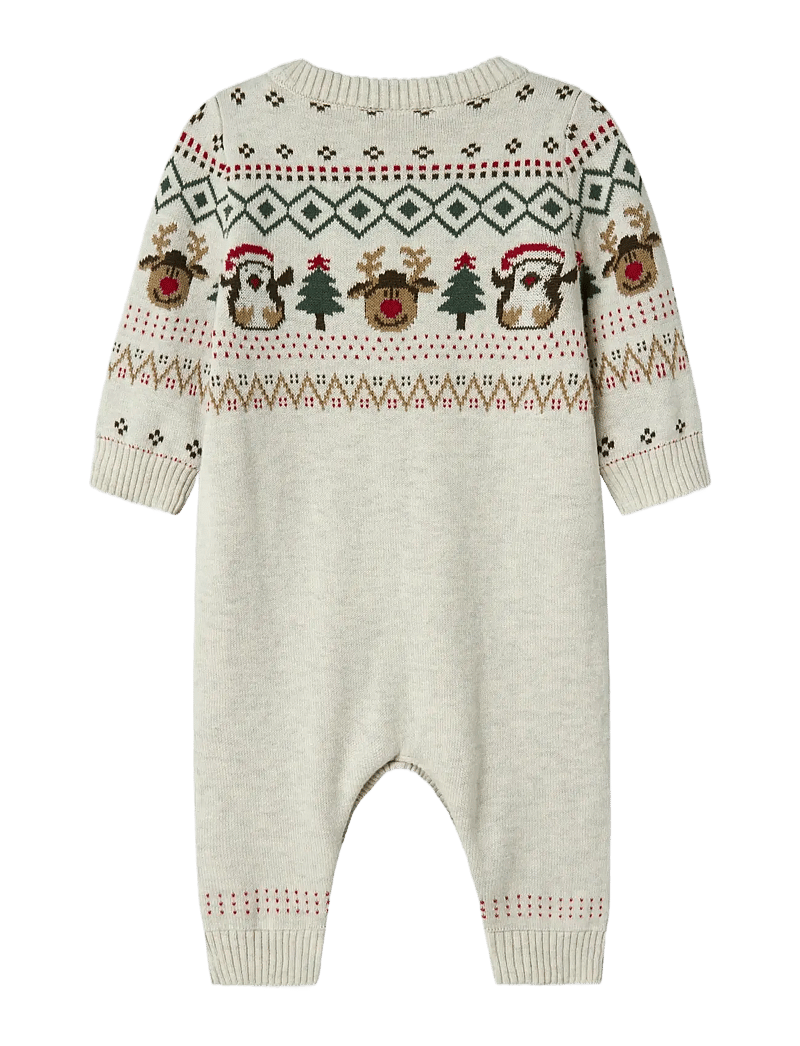 name it - NBNRALKO LS KNIT SUIT - À manches longues - peyote melange - 2