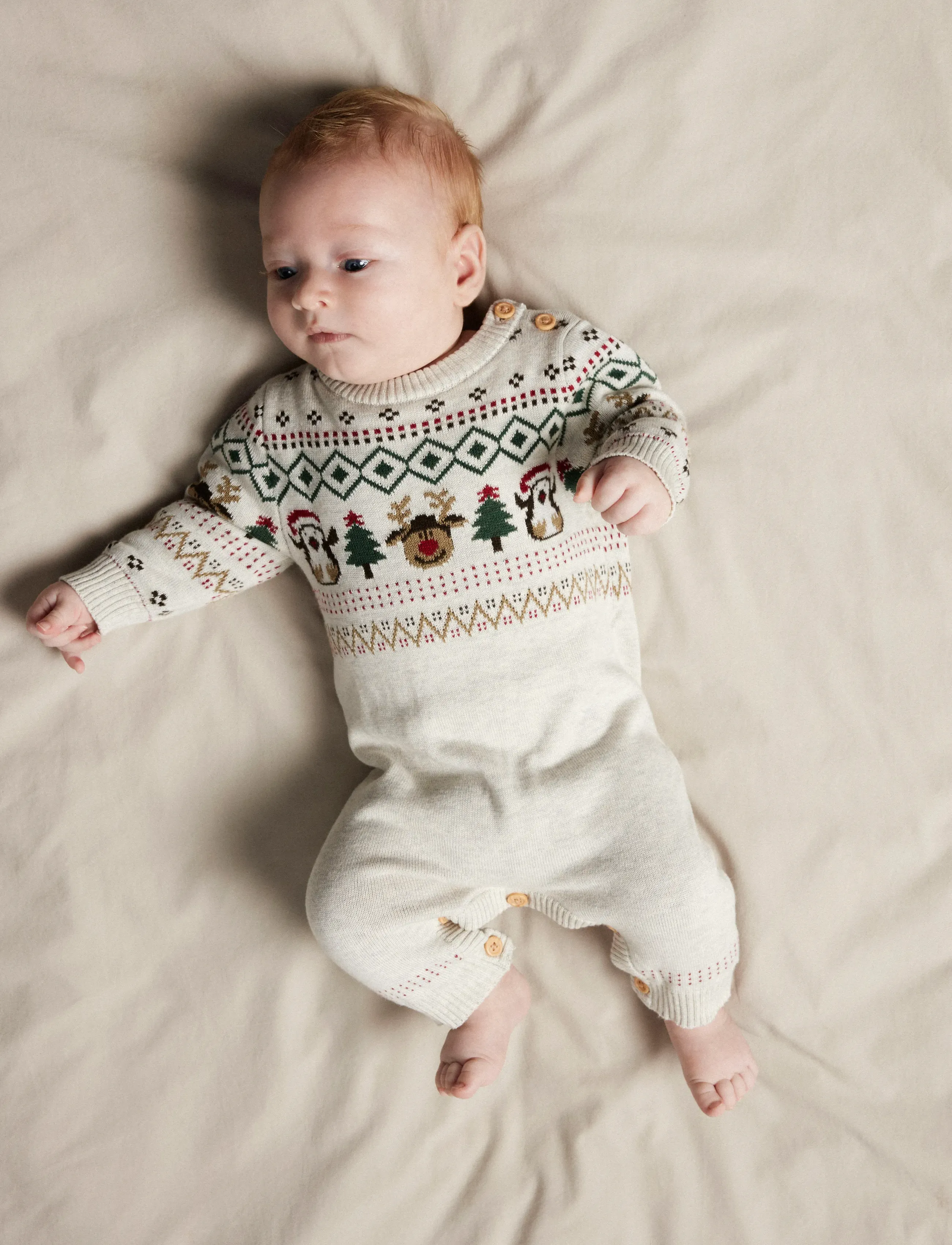 name it - NBNRALKO LS KNIT SUIT - långärmade bodysuits - peyote melange - 3