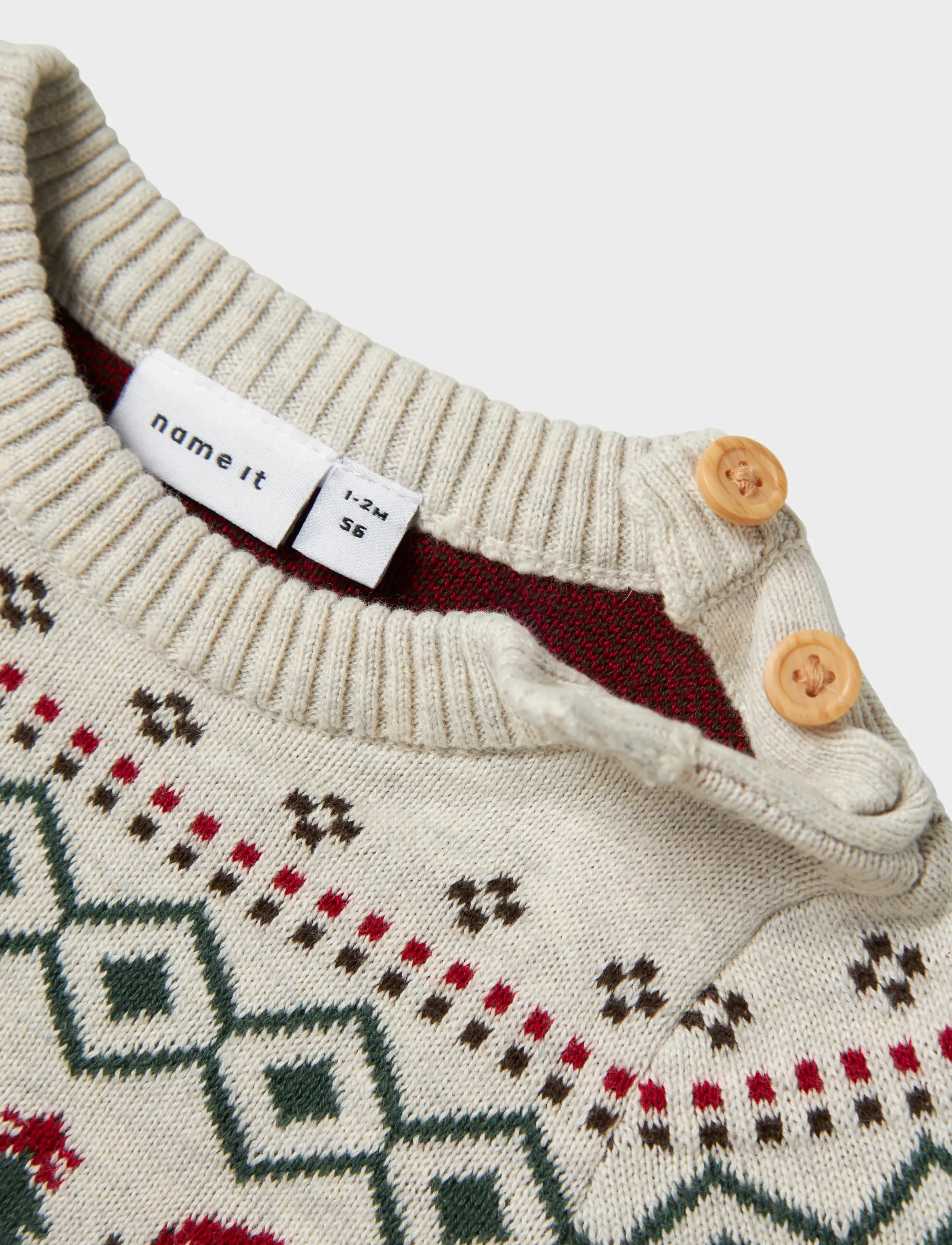 name it - NBNRALKO LS KNIT SUIT - långärmade bodysuits - peyote melange - 4