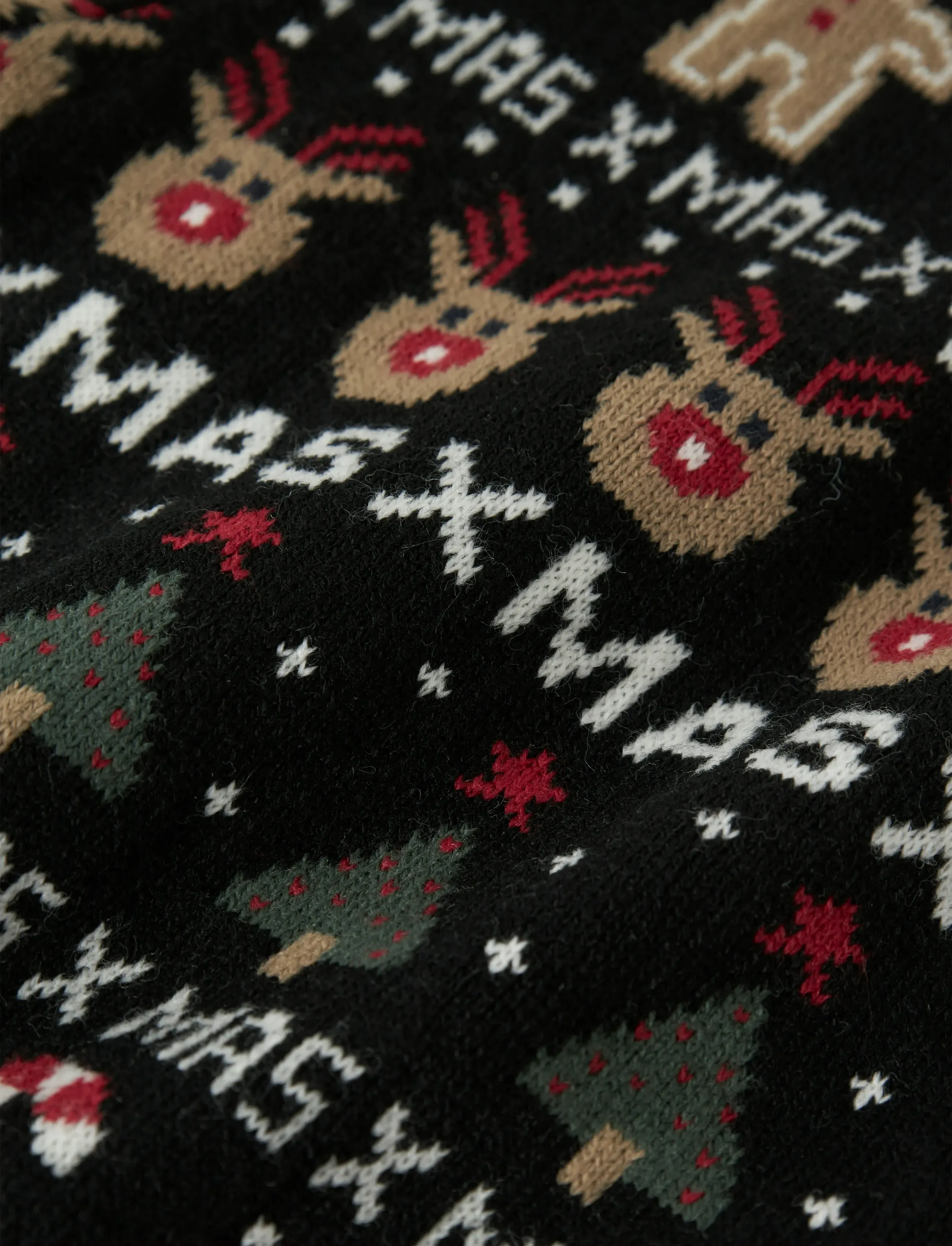name it - NMMRASKO LS KNIT BOX - pullover - black - 5