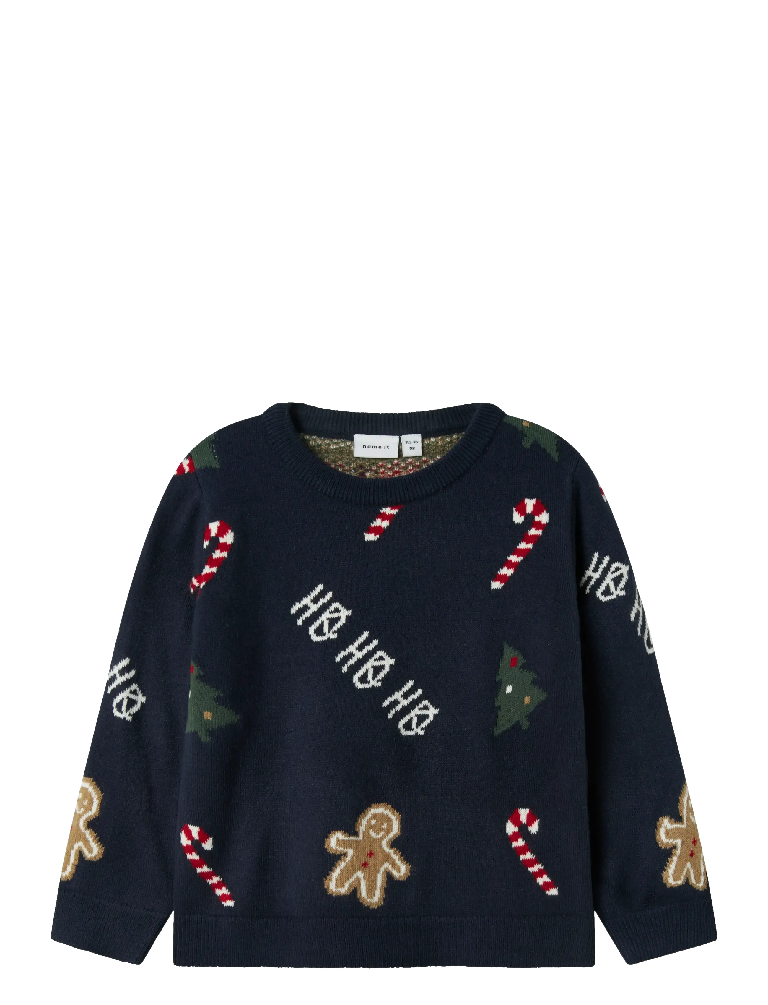 NMMRASKO LS KNIT BOX - NAVY BLAZER