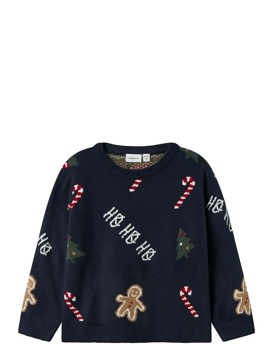 name it - NMMRASKO LS KNIT BOX - pullover - navy blazer - 1