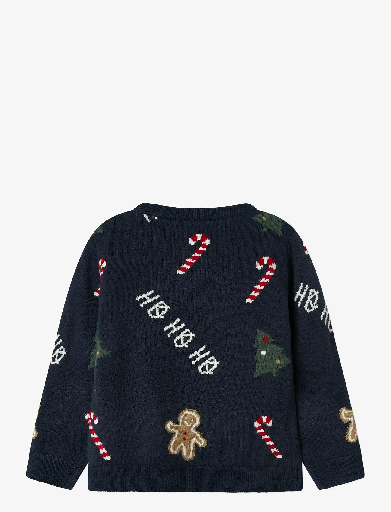 name it - NMMRASKO LS KNIT BOX - trøjer - navy blazer - 1