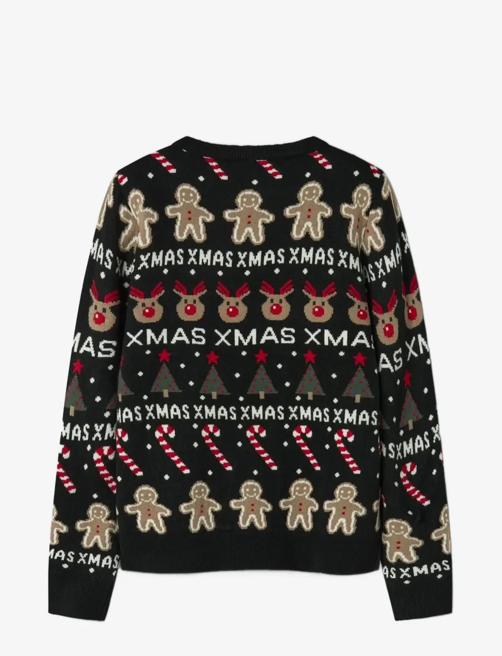 name it - NKNRASKO LS KNIT BOX - stickade tröjor - black - 2
