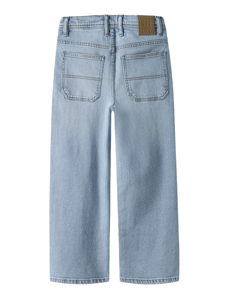 name it - NKMBEN X-SKATER JEANS 8150-BC NOOS - alt laienevad teksad - light blue denim - 2
