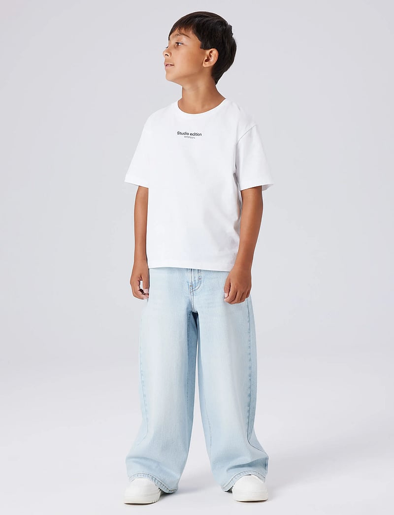 name it - NKMBEN X-SKATER JEANS 8150-BC NOOS - alt laienevad teksad - light blue denim - 4