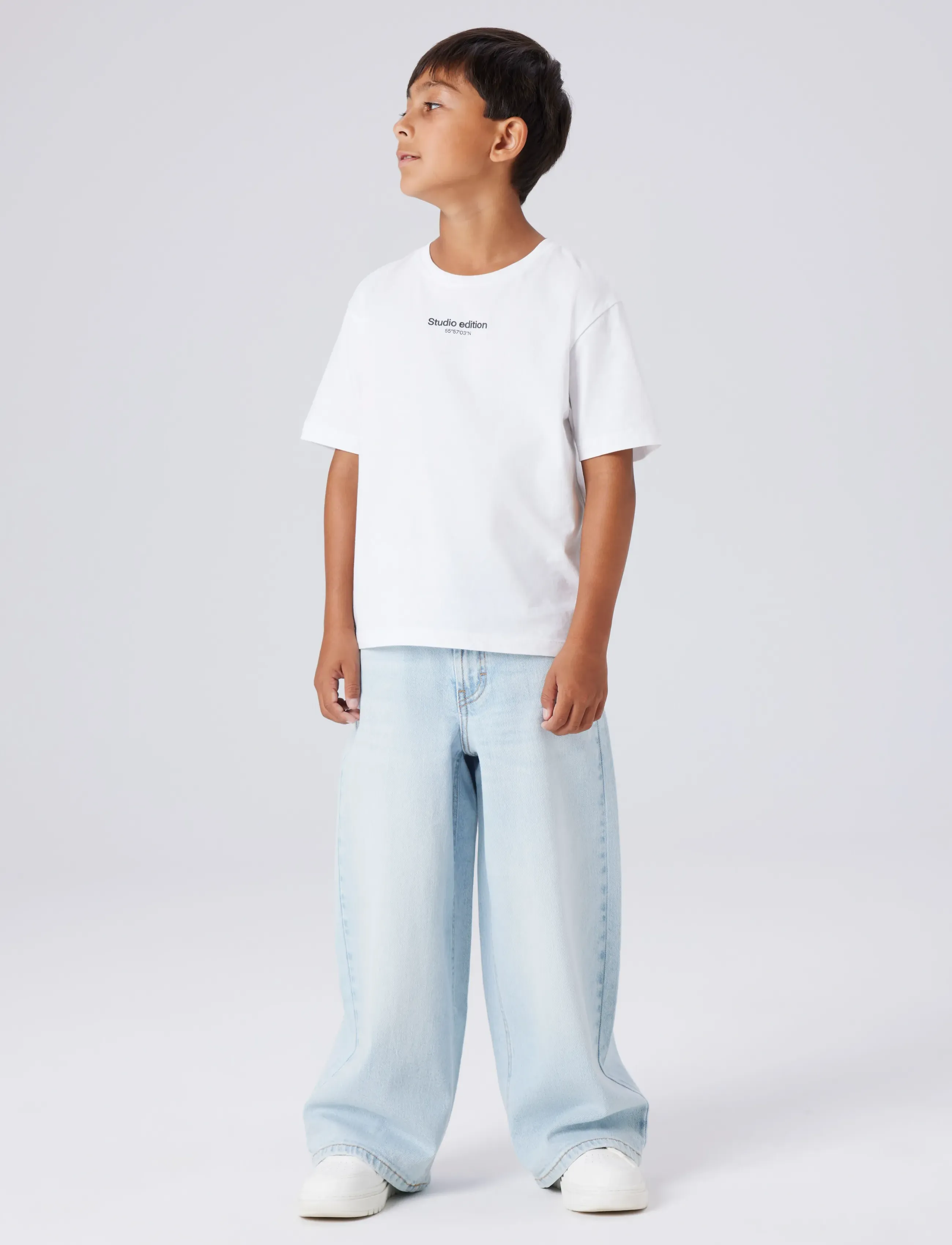 name it - NKMBEN X-SKATER JEANS 8150-BC NOOS - alt laienevad teksad - light blue denim - 4