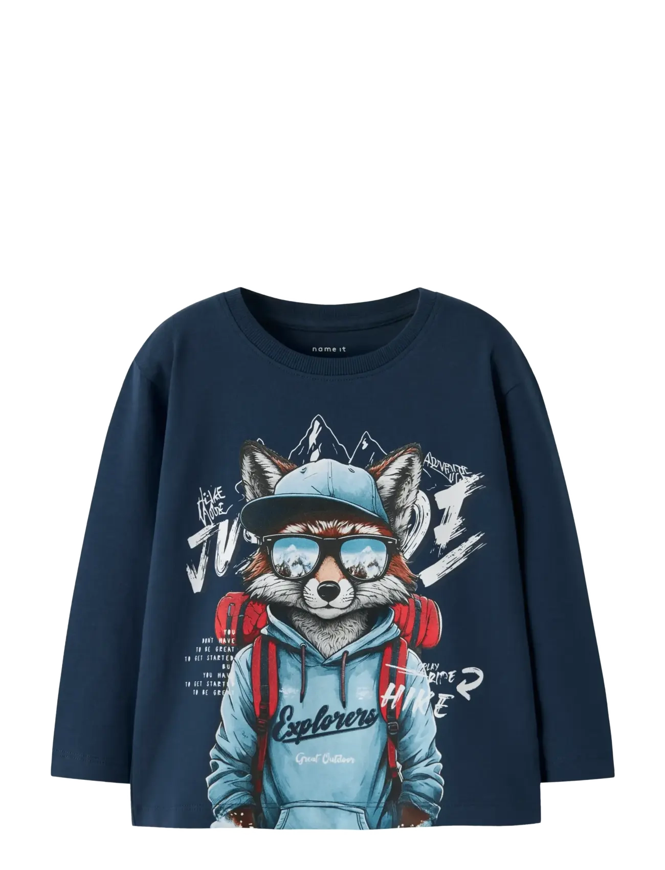 name it NMMOLLY LS NREG TOP BOX - Overdele - INSIGNIA BLUE / navy