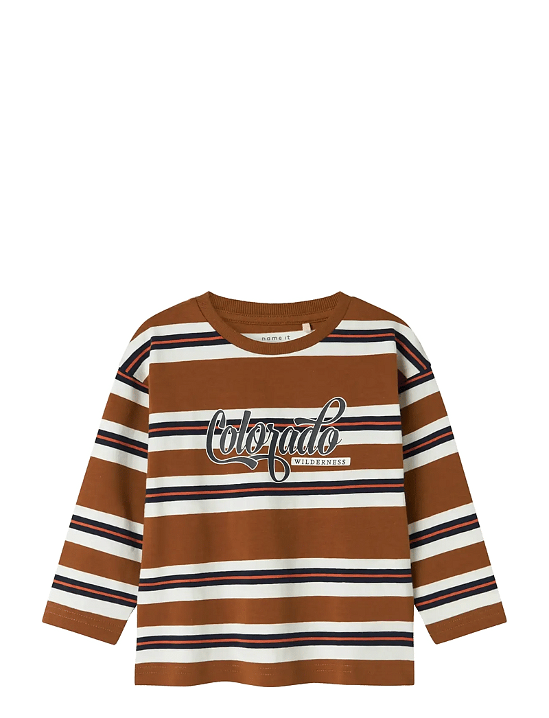 name it - NMMOSKAR LS RLX TOP BOX - långärmade t-shirts - cloud dancer - 0