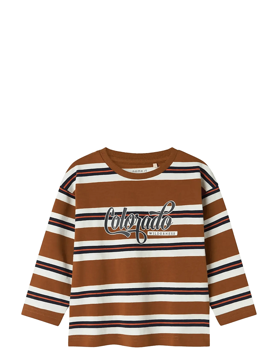 name it - NMMOSKAR LS RLX TOP BOX - t-shirts à manches longues - cloud dancer - 1