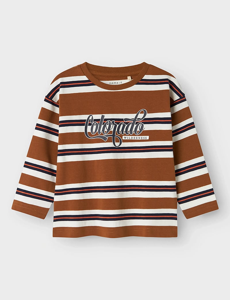 name it - NMMOSKAR LS RLX TOP BOX - long-sleeved t-shirts - cloud dancer - 0