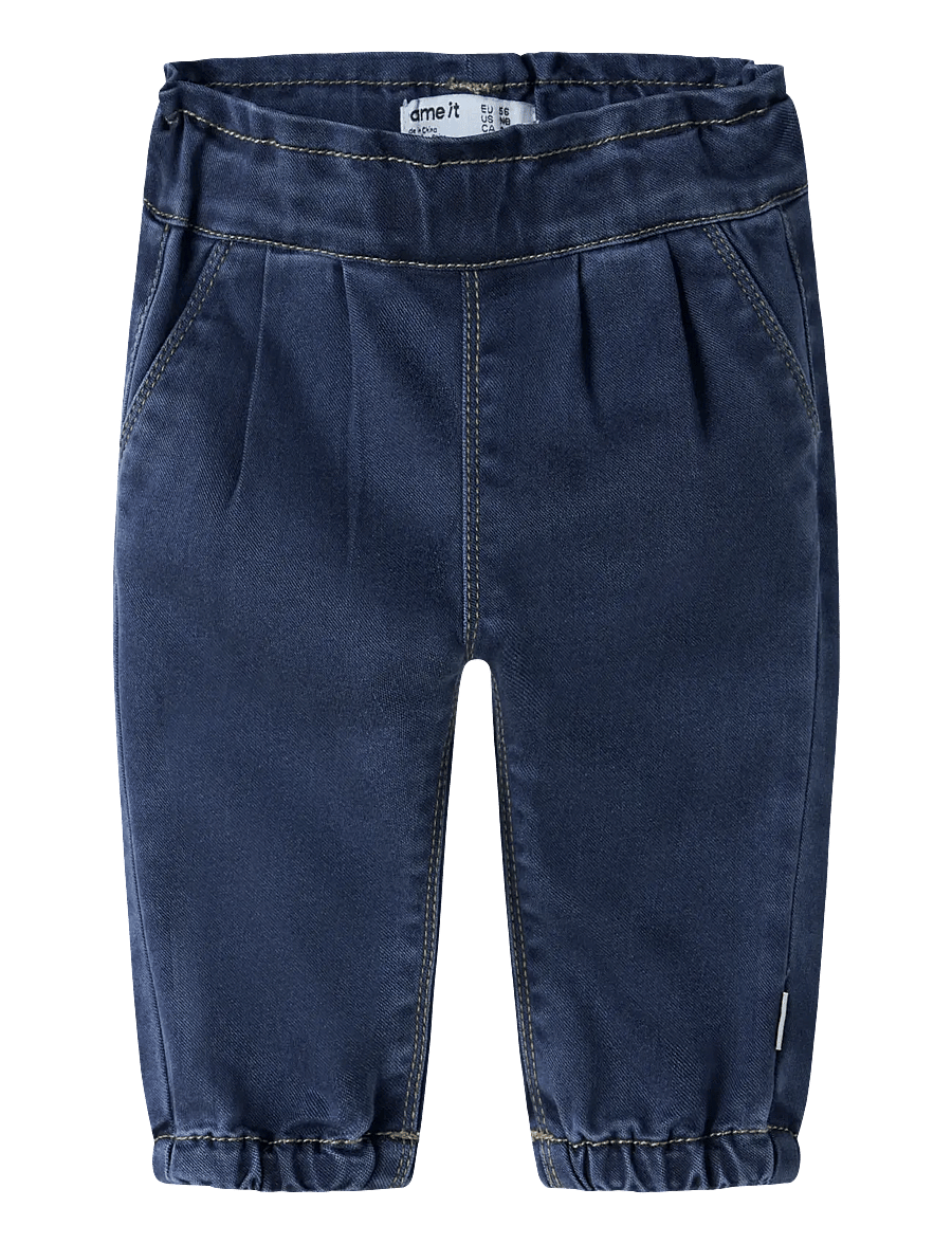 name it - NBFROSE ROUND JEANS 2090-TO NOOS - loose jeans - dark blue denim - 0