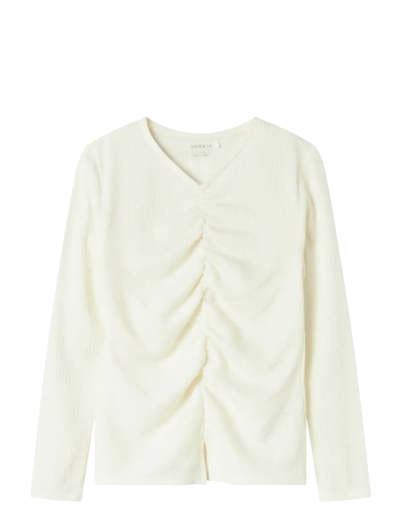 name it NKFODNY LS SLIM TOP - Bluser & tunikaer - CLOUD DANCER / white
